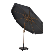 Parasol Libra houtlook grijs Ø3mtr