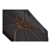 Parasol Libra houtlook grijs Ø3mtr