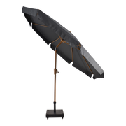 Parasol Libra houtlook grijs Ø3mtr