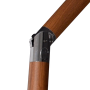 Parasol Libra houtlook grijs Ø3mtr