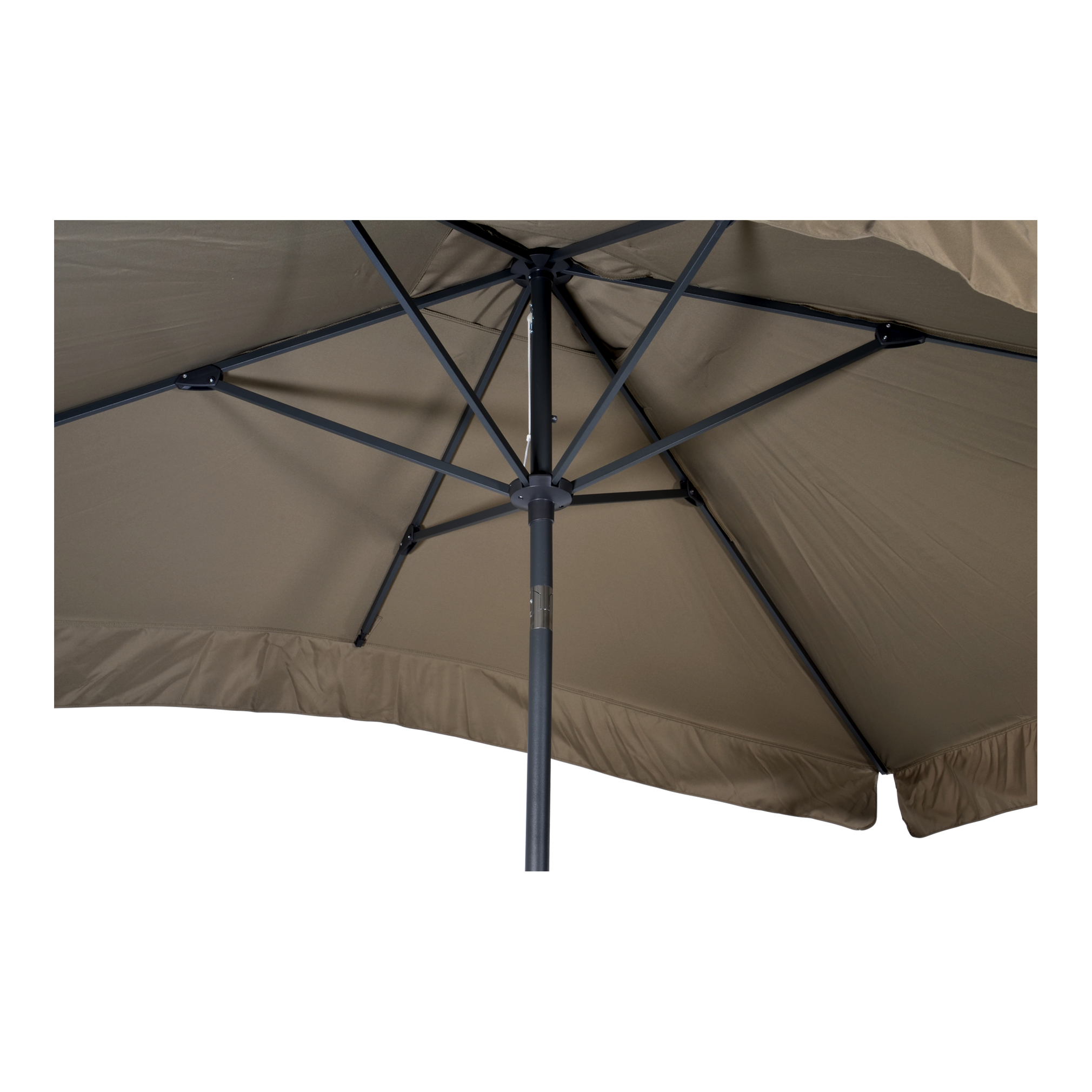 Parasol Libra taupe 2x3mtr