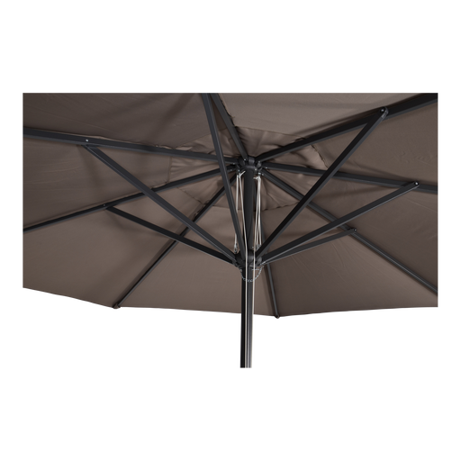 Parasol Virgo taupe Ø4mtr