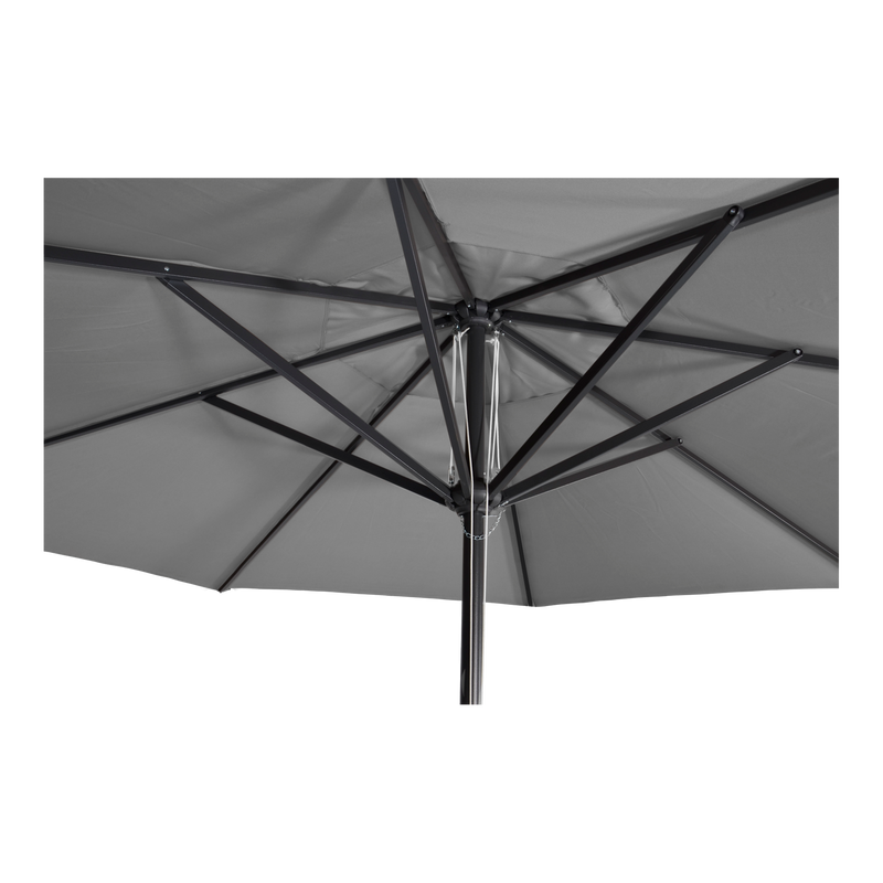 Parasol Virgo grijs Ø4mtr