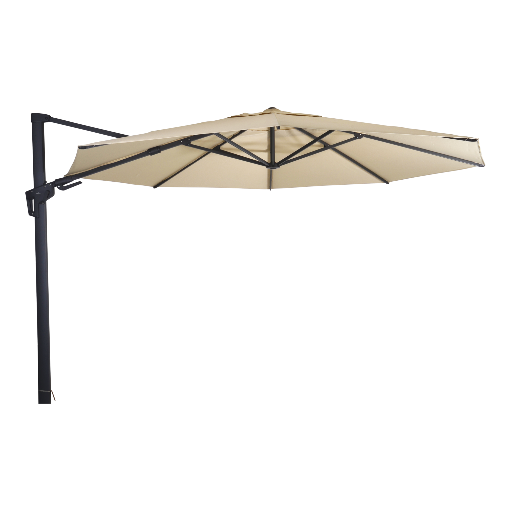 Zweefparasol VirgoFlex ecru Ø3,5mtr