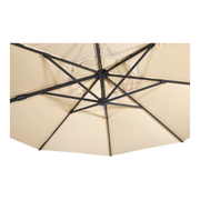 Zweefparasol VirgoFlex ecru Ø3,5mtr