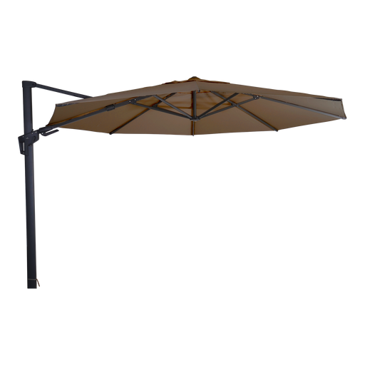 Zweefparasol VirgoFlex taupe Ø3,5mtr