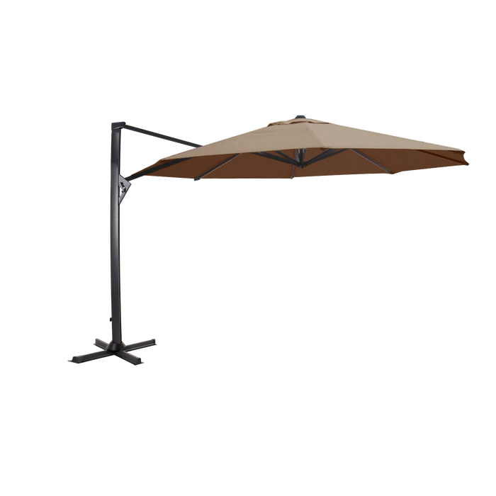 Zweefparasol Taurus taupe Ø3,5mtr