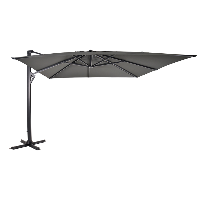 Zweefparasol Taurus grijs 3x4mtr