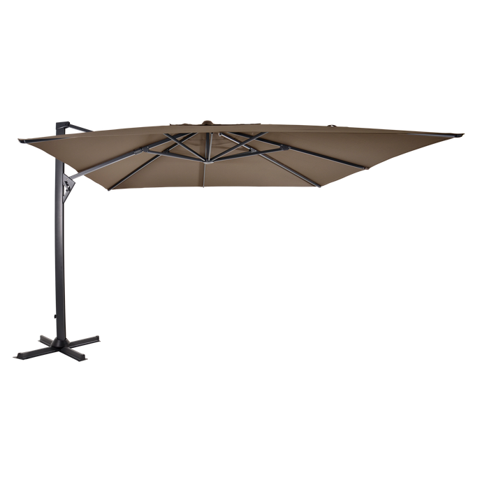 Zweefparasol Taurus taupe 3x4mtr