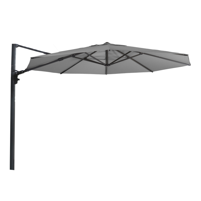 Zweefparasol Virgo Up grijs Ø3,5mtr