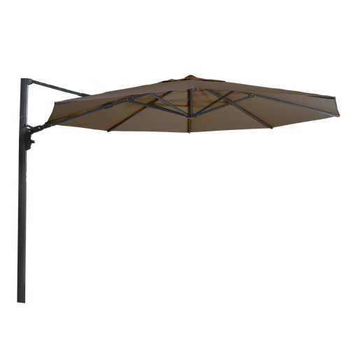 Zweefparasol Virgo Up taupe Ø3,5mtr