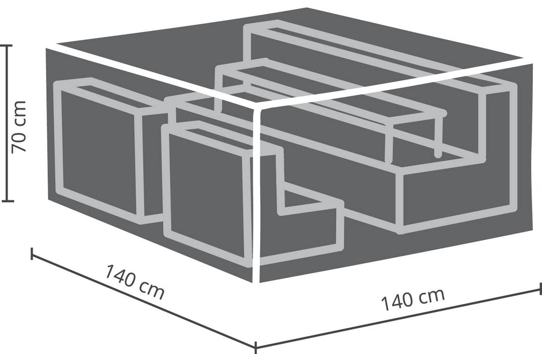 Schutzhülle für Lounge-Sets klein 140x140x70cm