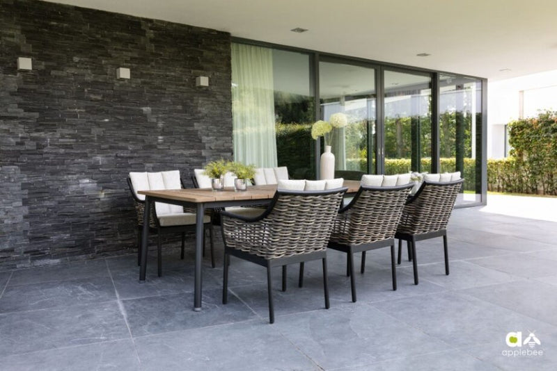 Tuintafel Milou | Aluminium/Teak | 240x100cm