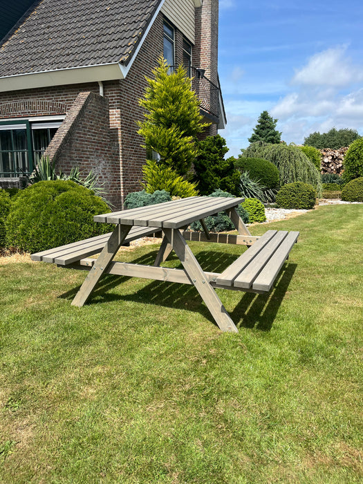 Picknicktafel DeLuxe | Antraciet | 180cm