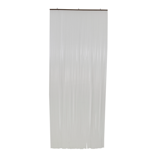 Deurgordijn PVC Tris wit 90x220cm, 32s