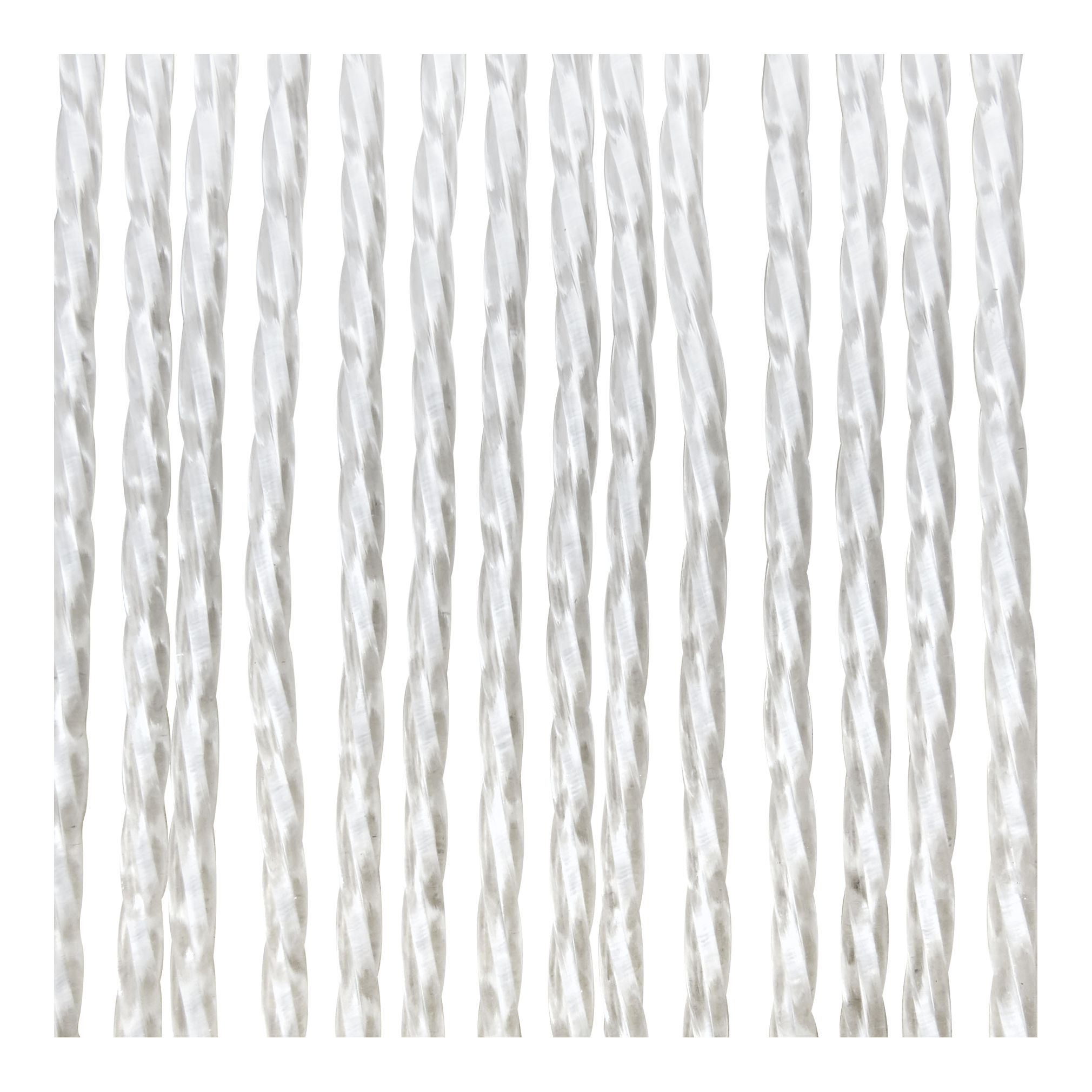 Deurgordijn PVC Twist wit 90x220cm, 120s