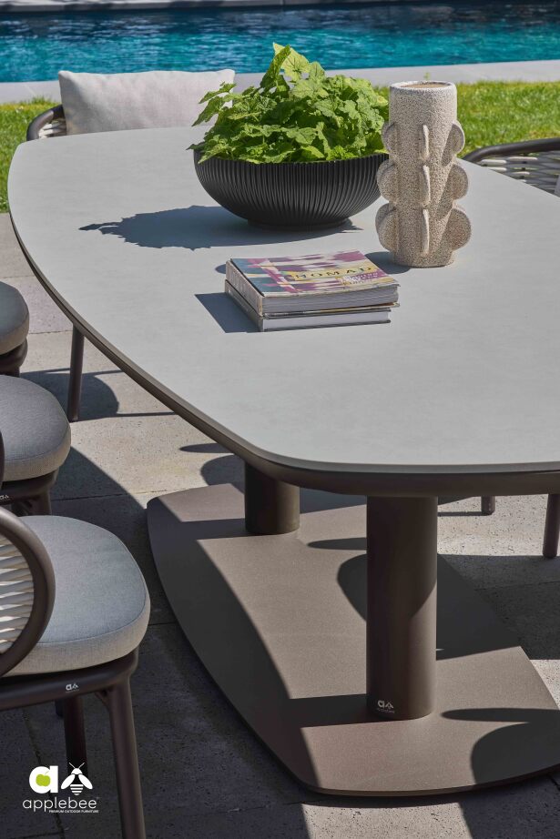 Tuintafel Melville | Deens Ovaal | Meerdere maten | Verschillende kleuren