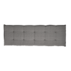 Bankkussen antraciet 150cm, 6cm dik