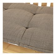 Bankkussen taupe 150cm, 6cm dik