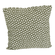 Sierkussen groen/beige 40x40cm