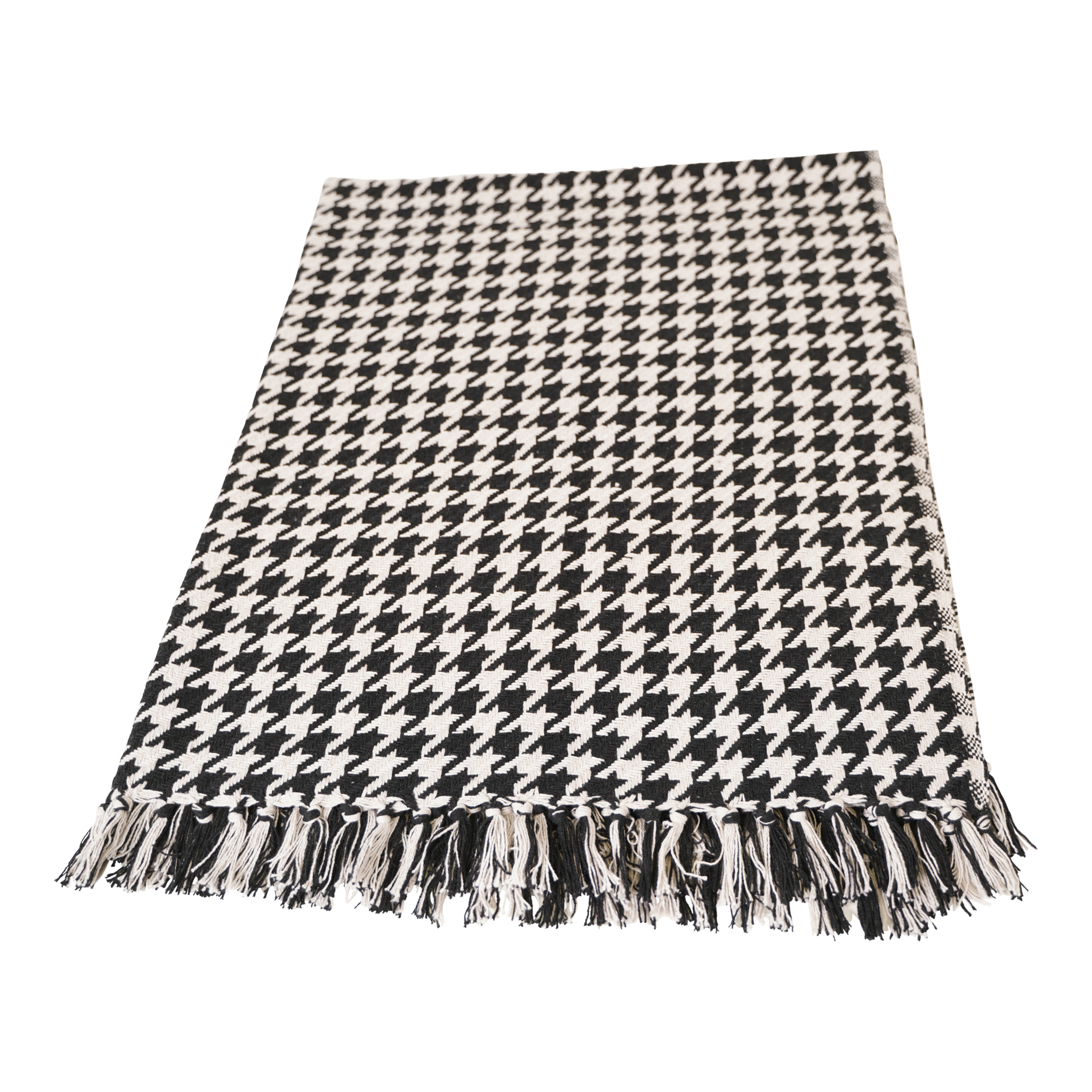 Plaid Pied-de-poule, 125x150cm