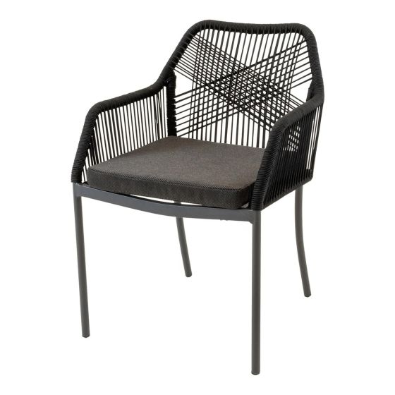 Stapelstuhl Akita schwarz