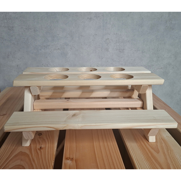 Flaschenhalter für Picknicktische