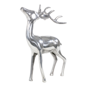 Beeld staand Hert alu 28x13x41cm