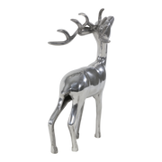Beeld staand Hert alu 28x13x41cm
