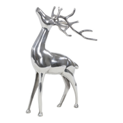 Beeld staand Hert alu 30x15x48cm