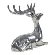 Beeld liggend Hert alu 25x10x25cm