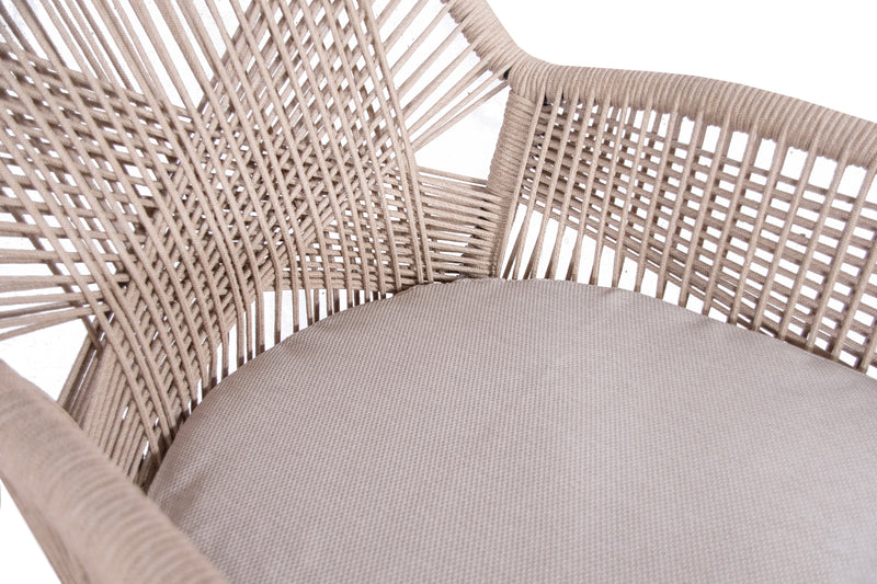 Bologna Taupe Gartenstuhl