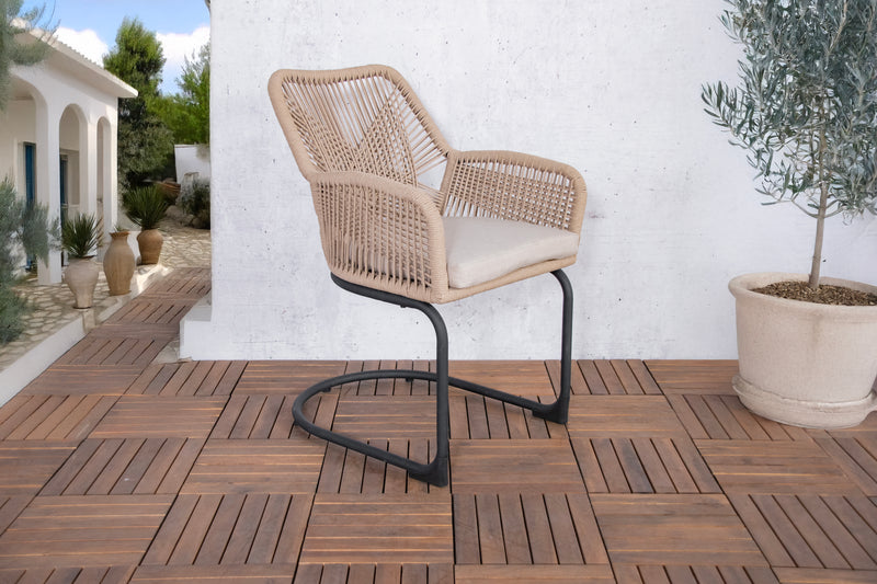 Bologna Taupe Gartenstuhl