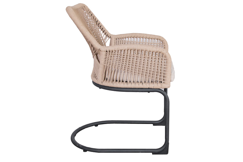 Bologna Taupe Gartenstuhl