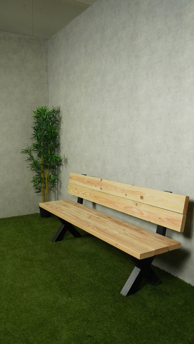 Tuinbank Serena | Douglas/staal | Meerdere maten