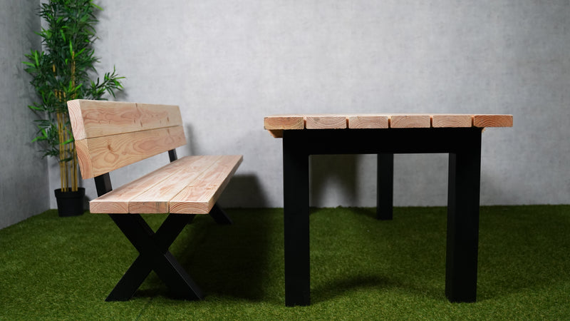 Tuinbank Serena | Douglas/staal | Meerdere maten