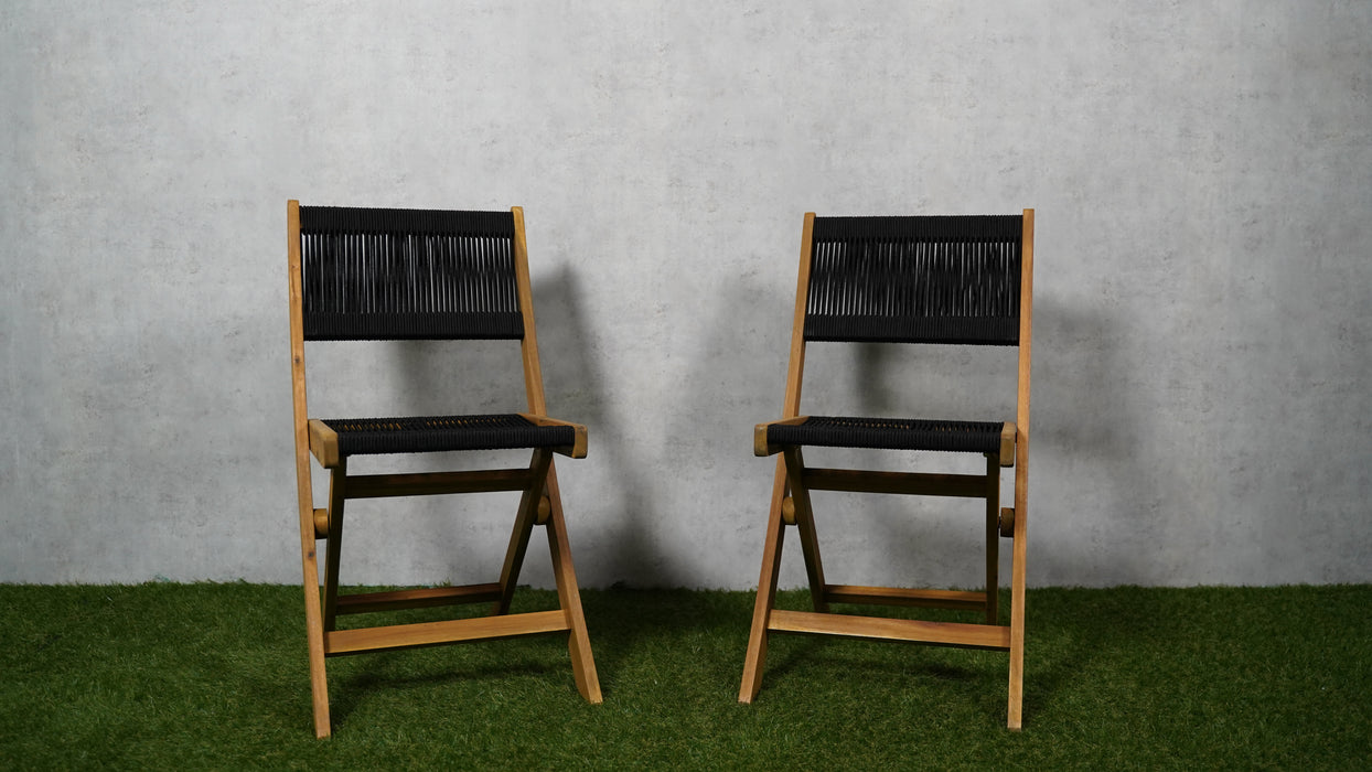 Bistro set Tropical | Acaciahout | Set stoelen+tafeltje