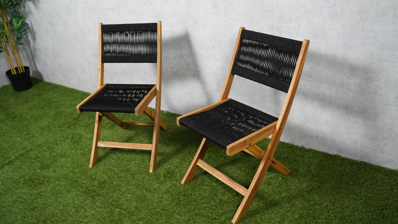 Bistro set Tropical | Acaciahout | Set stoelen+tafeltje