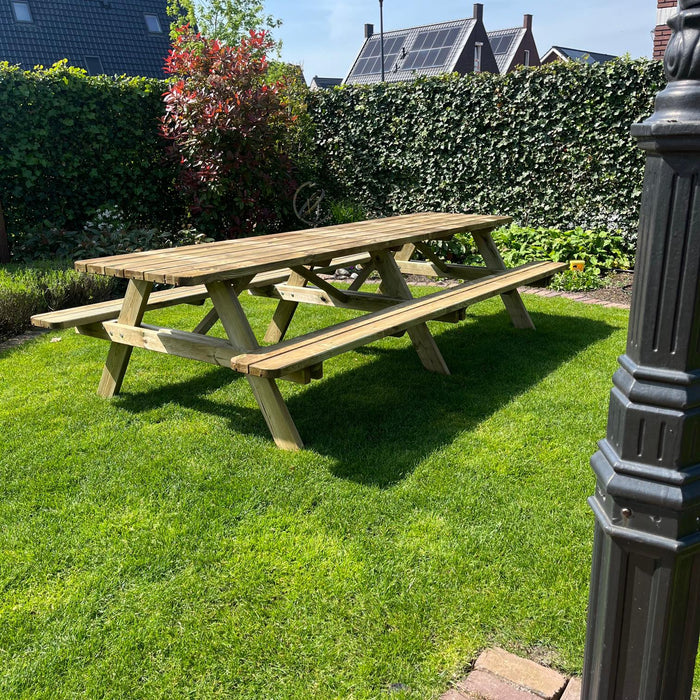 Picknicktisch DeLuxe | Imprägniert | 300 cm