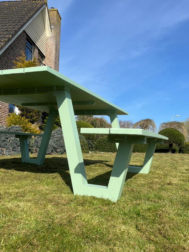 Picknicktafel London | Groen | Aluminium | 180cm