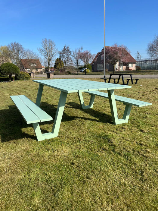 Picknicktafel London | Groen | Aluminium | 180cm