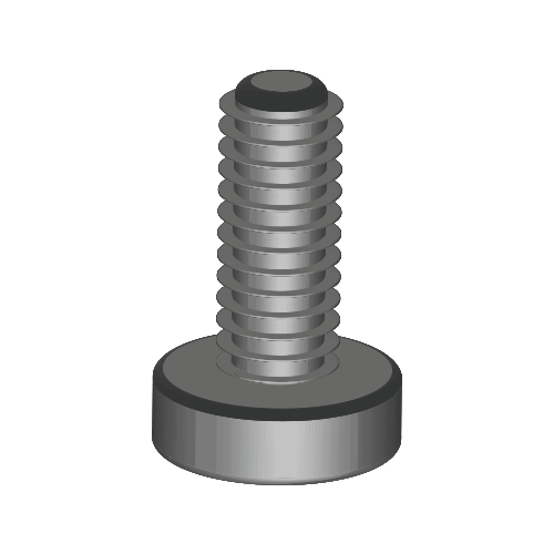 Verstelbare kunststof dop onder de poten