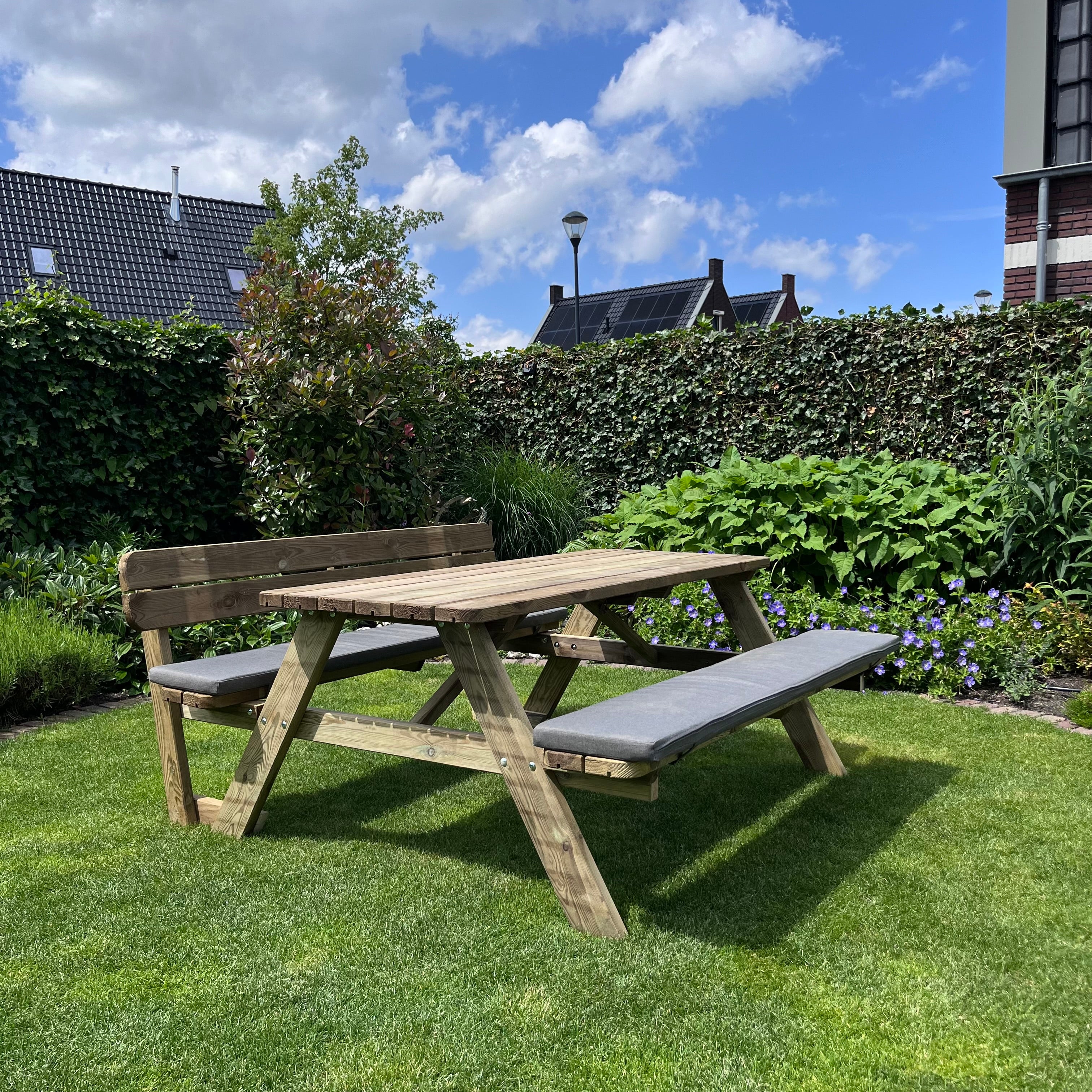 Rugleuning Picknicktafel 180cm