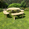 Picknicktafel Circulo | Geimpregneerd | Rond