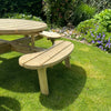 Picknicktafel Circulo | Geimpregneerd | Rond