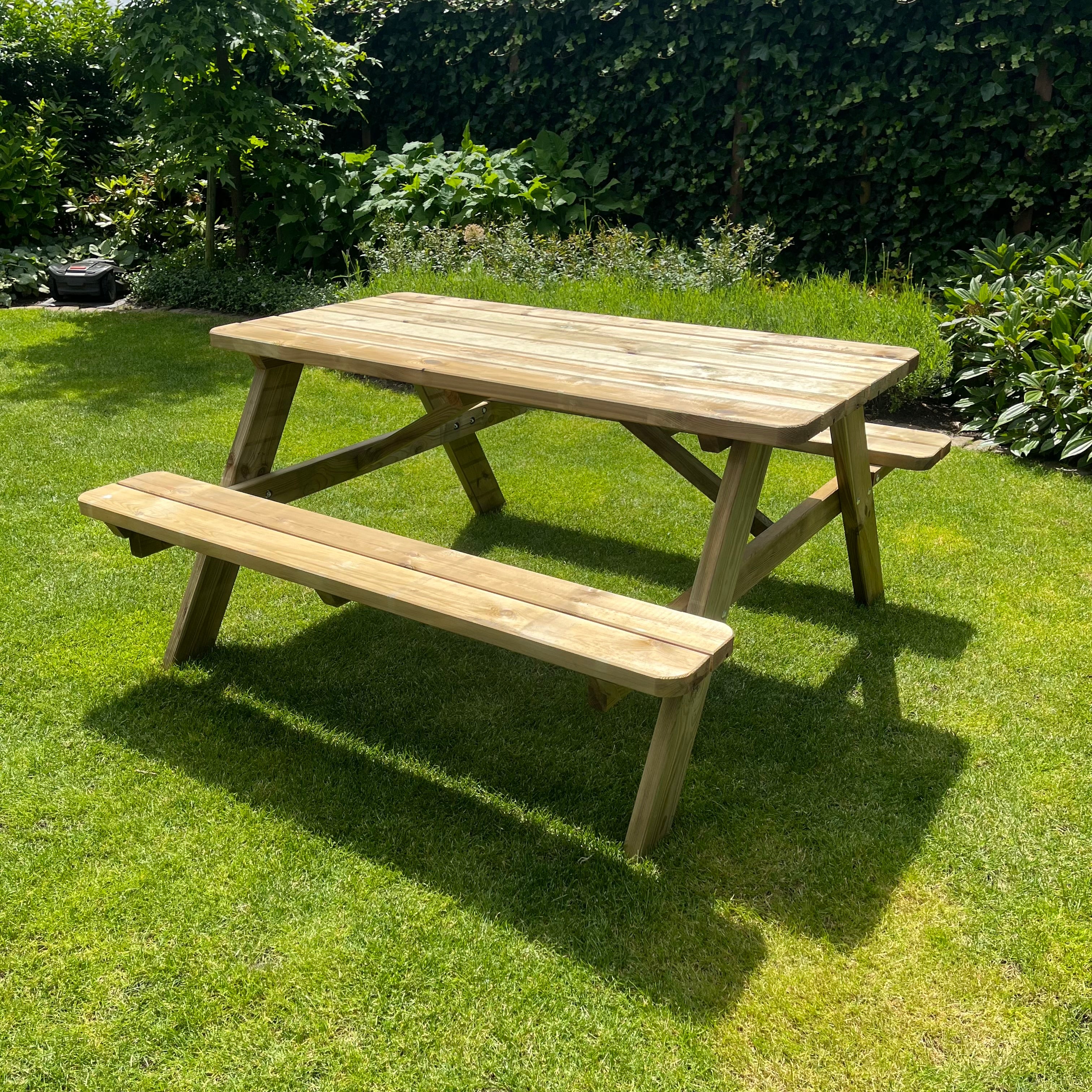 Picknicktafel DeLuxe | Geimpregneerd | 150 cm