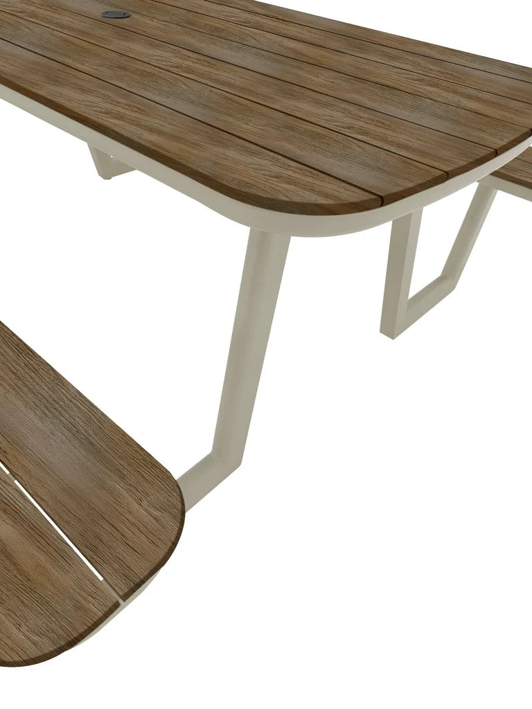 Picknicktafel Lazio | Aluminium/Polywood | 200cm