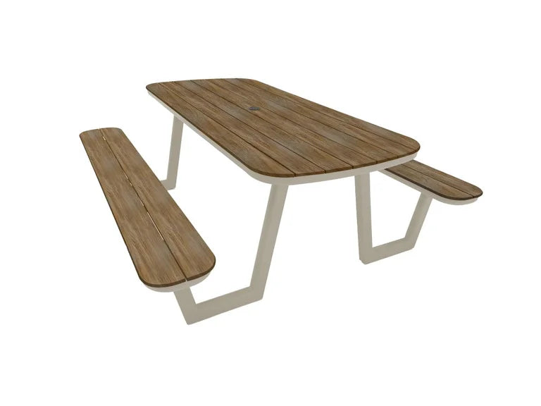 Picknicktafel Lazio | Aluminium/Polywood | 200cm